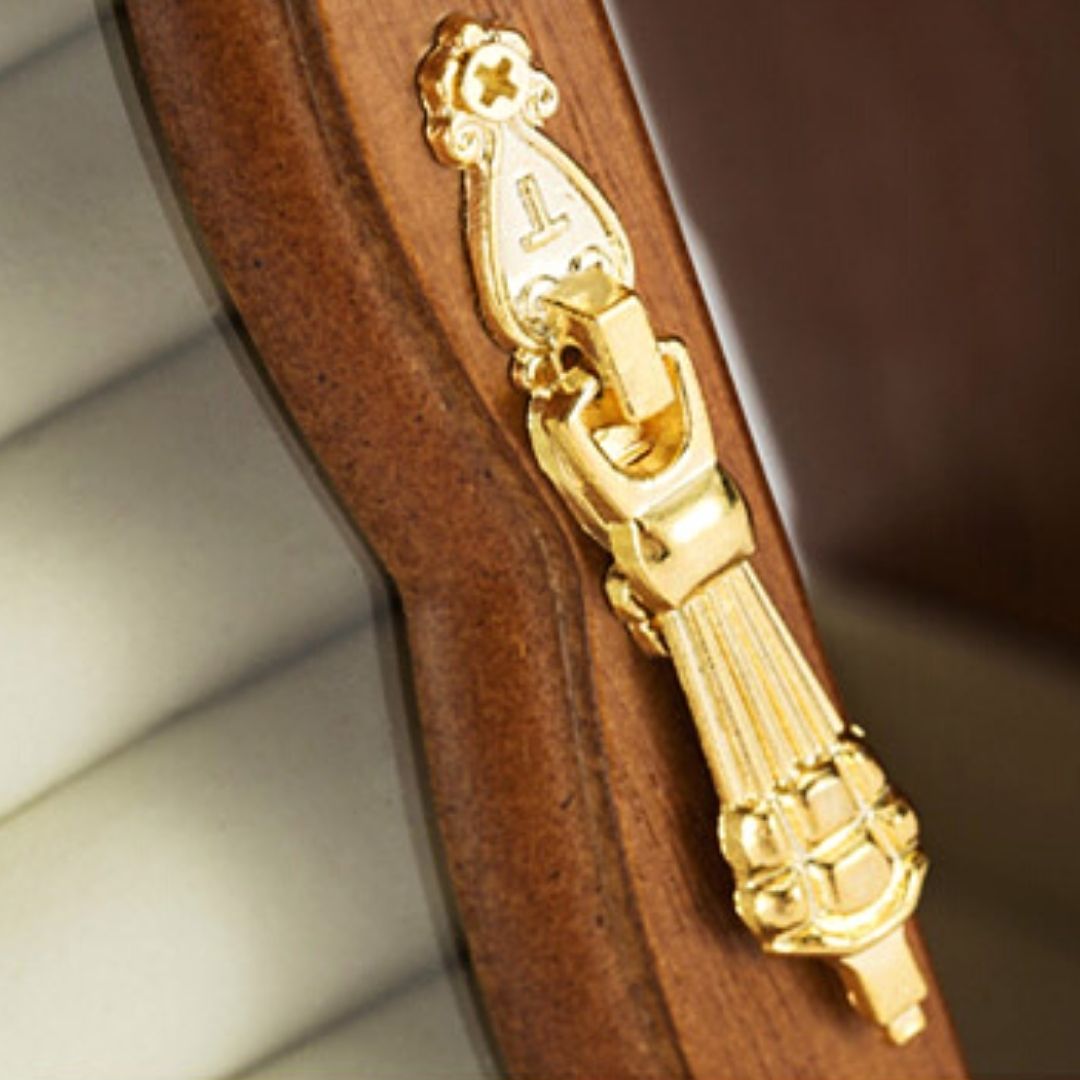 Wooden Jewelry Box with Necklace Holder 21016