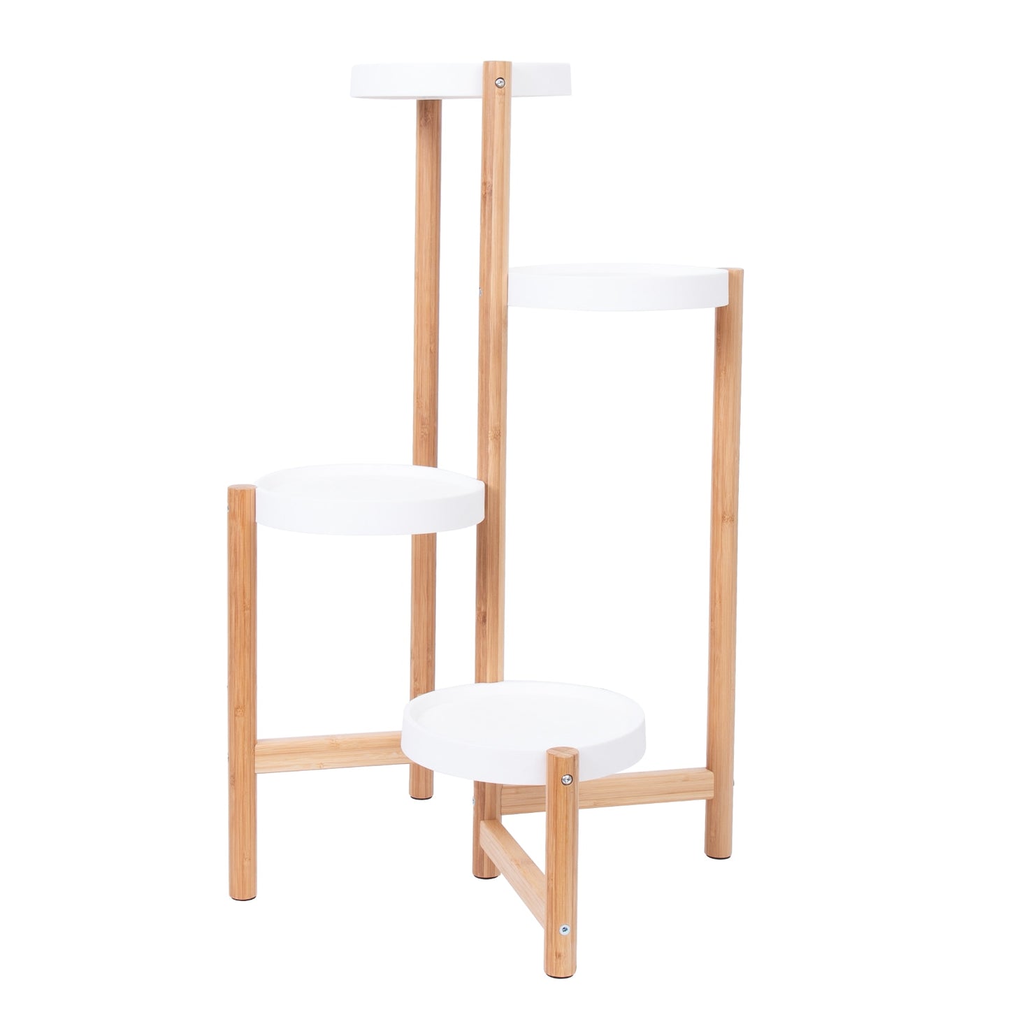 Bamboo Plant Pot Stand for Indoor and Outdoor SKU 35014