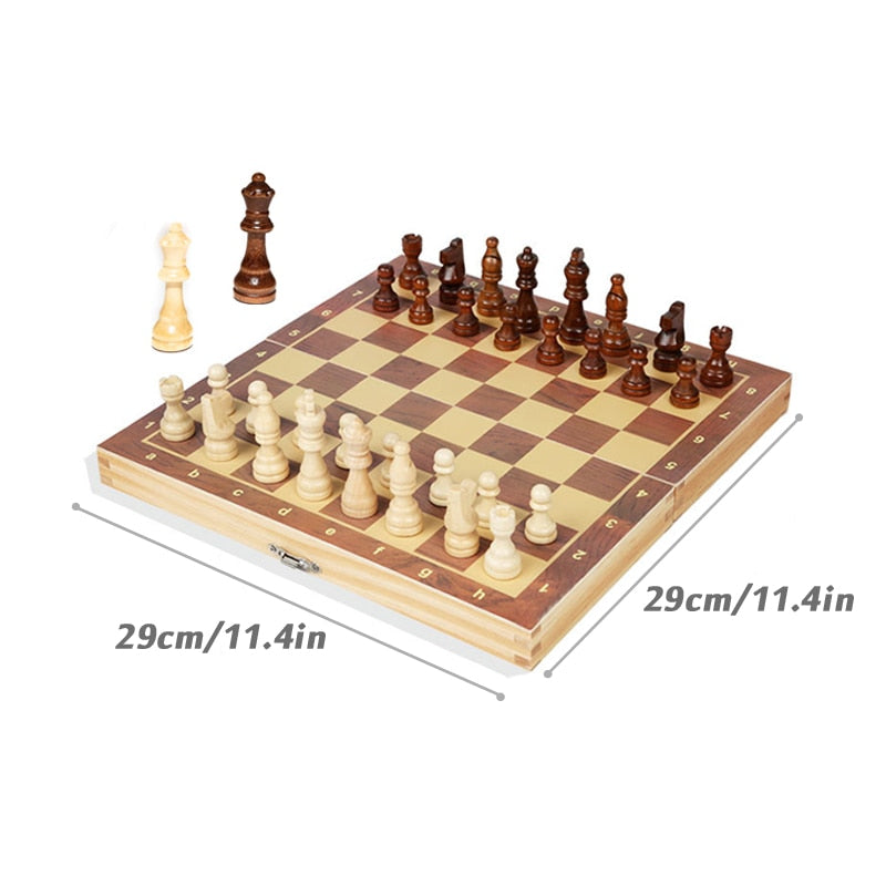 Magnetic Wooden Chess Set