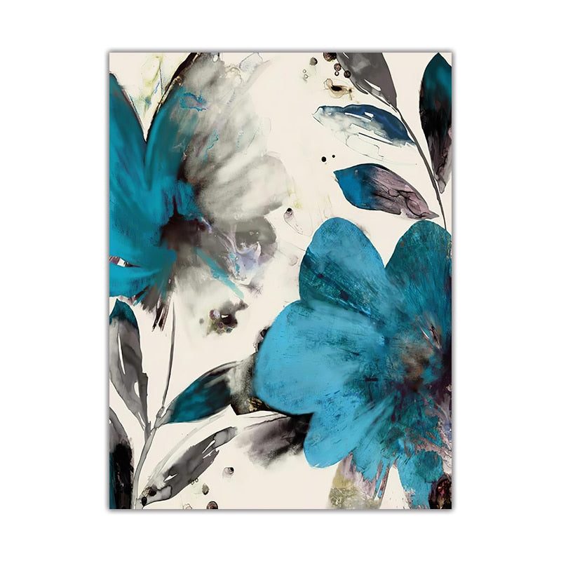 Blue Dreams in Summer Art Print on Canvas
