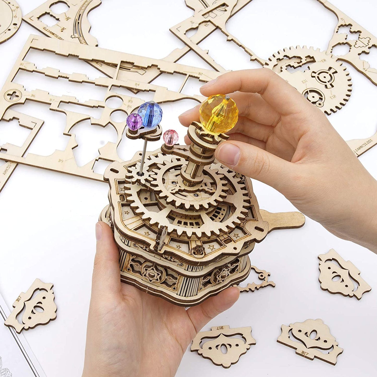 3D Puzzle DIY Wooden Model Music Box