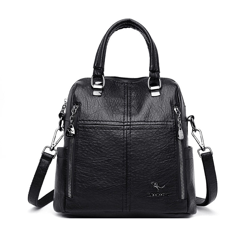 Leather Shoulder Purse Handbag for Women 83005