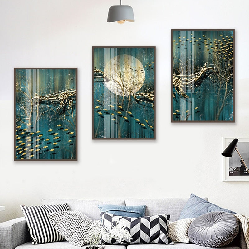 Goldfish Canvas Art Print on Canvas