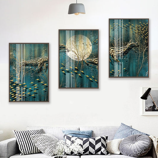 Goldfish Canvas Art Print on Canvas
