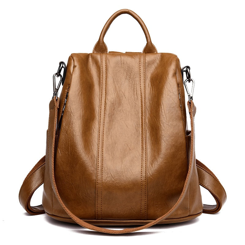 Cute Bookbag Leather Backpack Purse for Women 82037