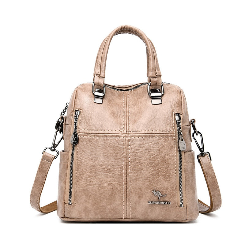 Leather Shoulder Purse Handbag for Women 83005