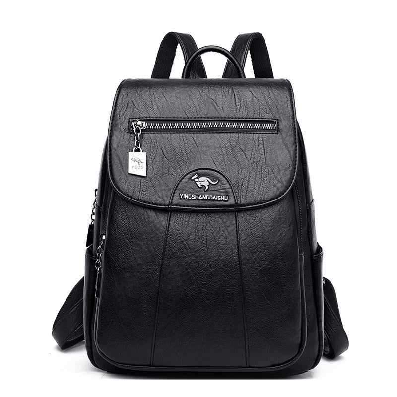 Cute Bookbag Leather Backpack Purse for Women 82033
