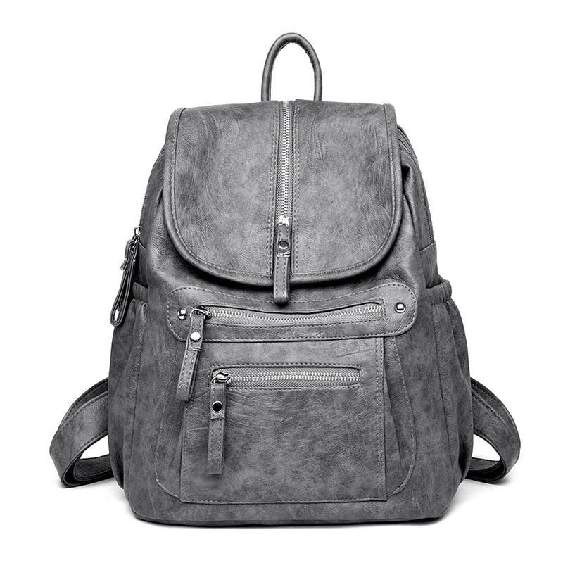Cute Bookbag Leather Backpack Purse for Women 82036