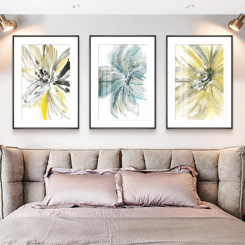 Watercolor Flower Art Print on Canvas