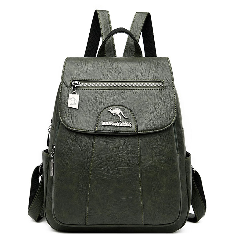 Cute Bookbag Leather Backpack Purse for Women 82033