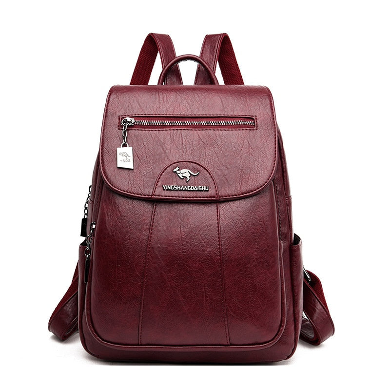 Cute Bookbag Leather Backpack Purse for Women 82033