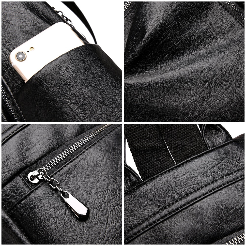 Cute Bookbag Leather Backpack Purse for Women 82037
