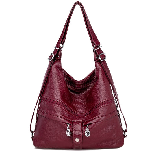 Leather Shoulder Purse Handbag for Women 83006