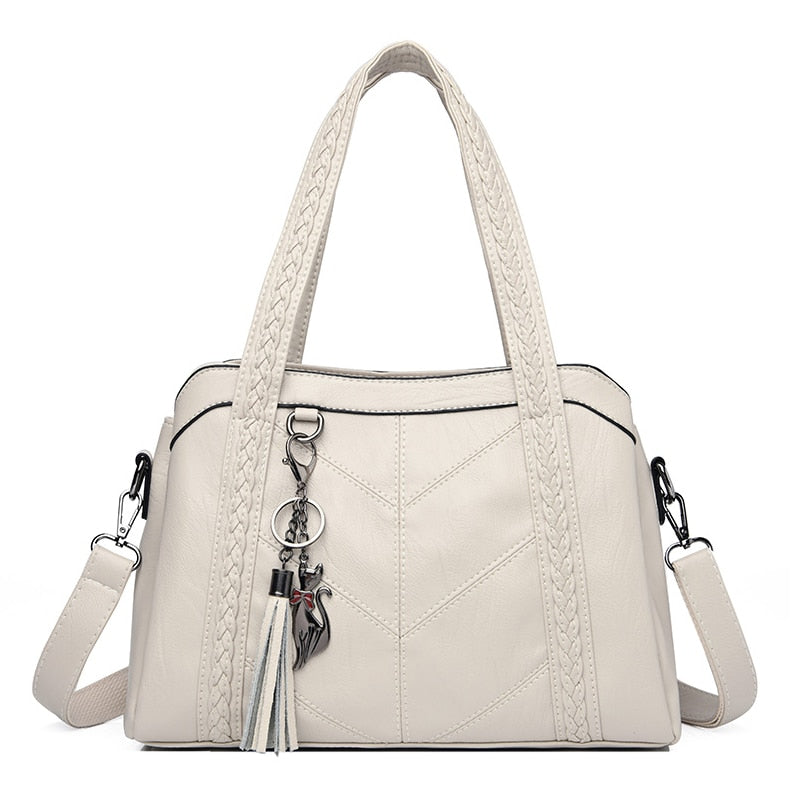 Leather Shoulder Purse Handbag for Women 83004