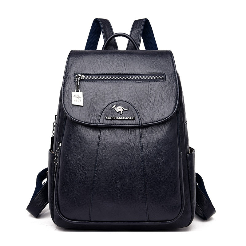 Cute Bookbag Leather Backpack Purse for Women 82033
