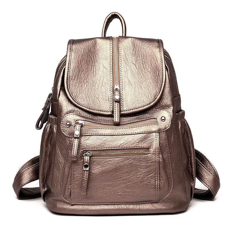 Cute Bookbag Leather Backpack Purse for Women 82036
