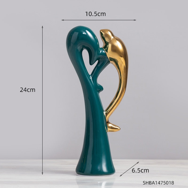 Ceramic Modern Style Art Abstract Statue