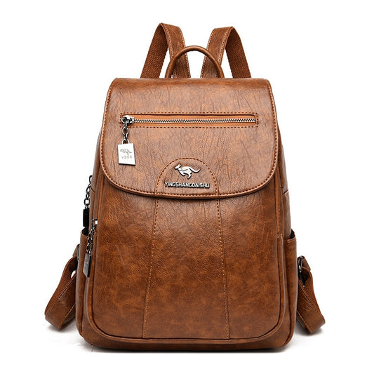 Cute Bookbag Leather Backpack Purse for Women 82033