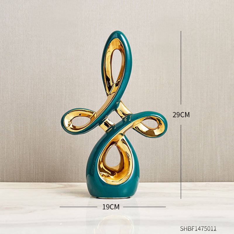 Ceramic Modern Style Art Abstract Statue