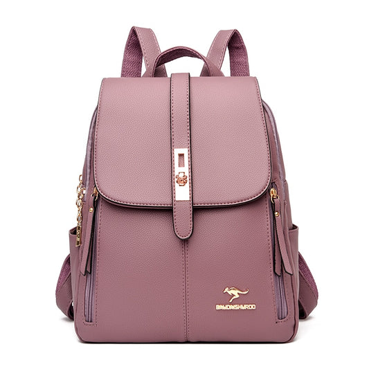 Cute Bookbag Leather Backpack Purse for Women 82034