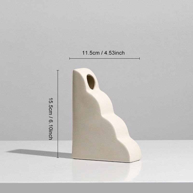 Nordic Ceramic Vases for Dried Flowers