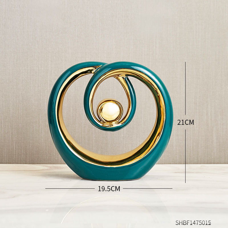 Ceramic Modern Style Art Abstract Statue