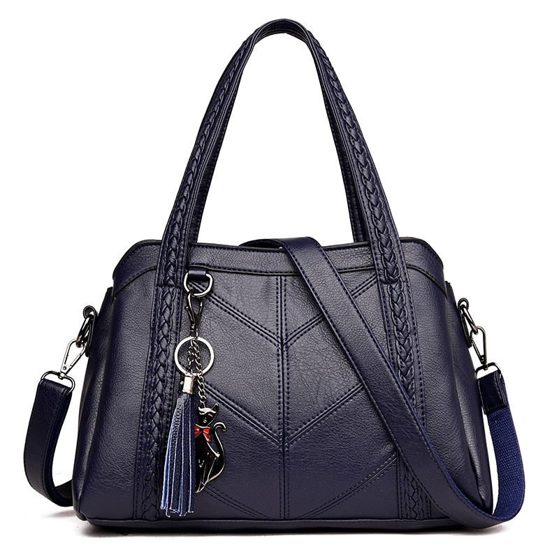 Leather Shoulder Purse Handbag for Women 83004