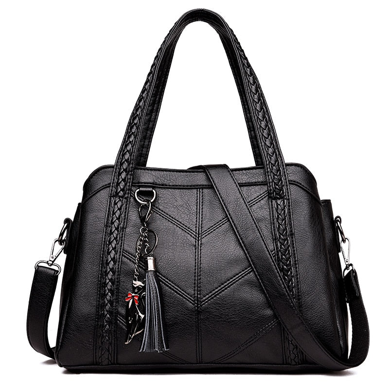 Leather Shoulder Purse Handbag for Women 83004