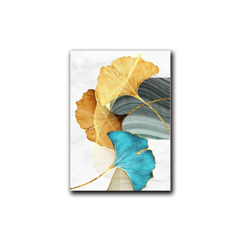 Nature Leaf Art Print on Canvas