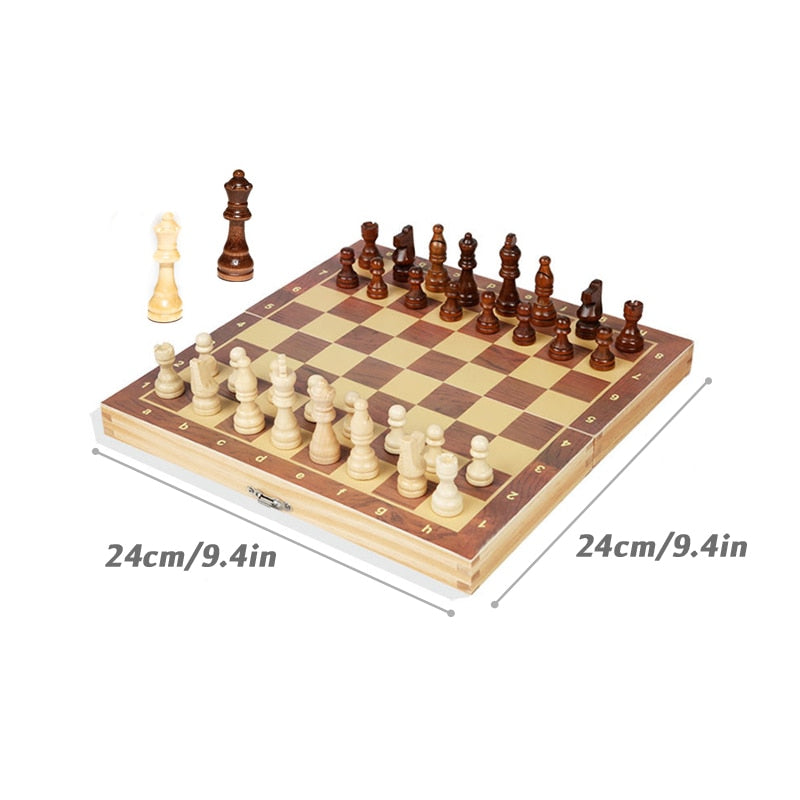Magnetic Wooden Chess Set