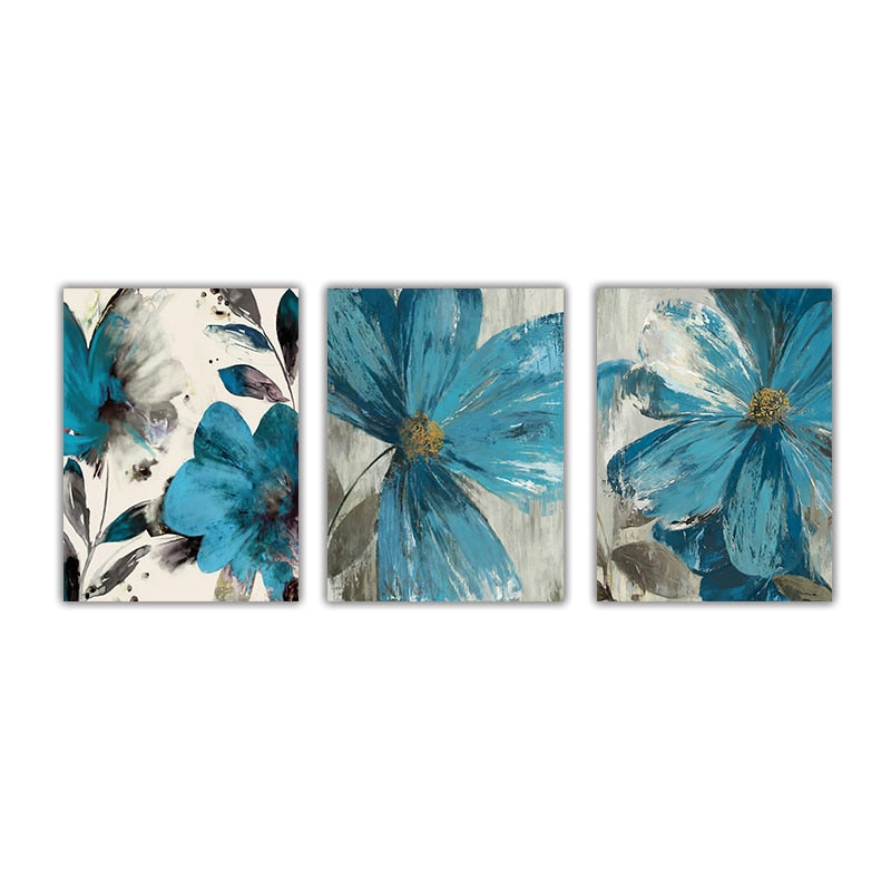 Blue Dreams in Summer Art Print on Canvas