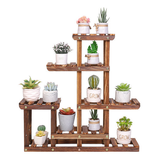 Solid Wood Plant Pot Stand for Indoor and Outdoor SKU 35003