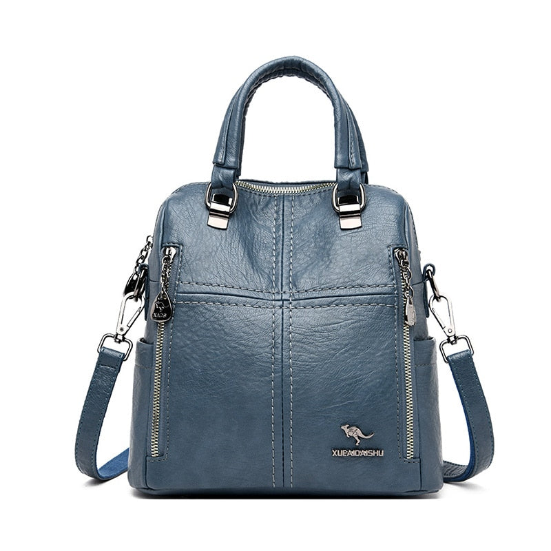 Leather Shoulder Purse Handbag for Women 83005