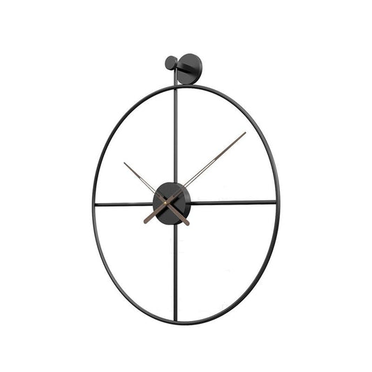 Large Round Metal Wall Clock S2