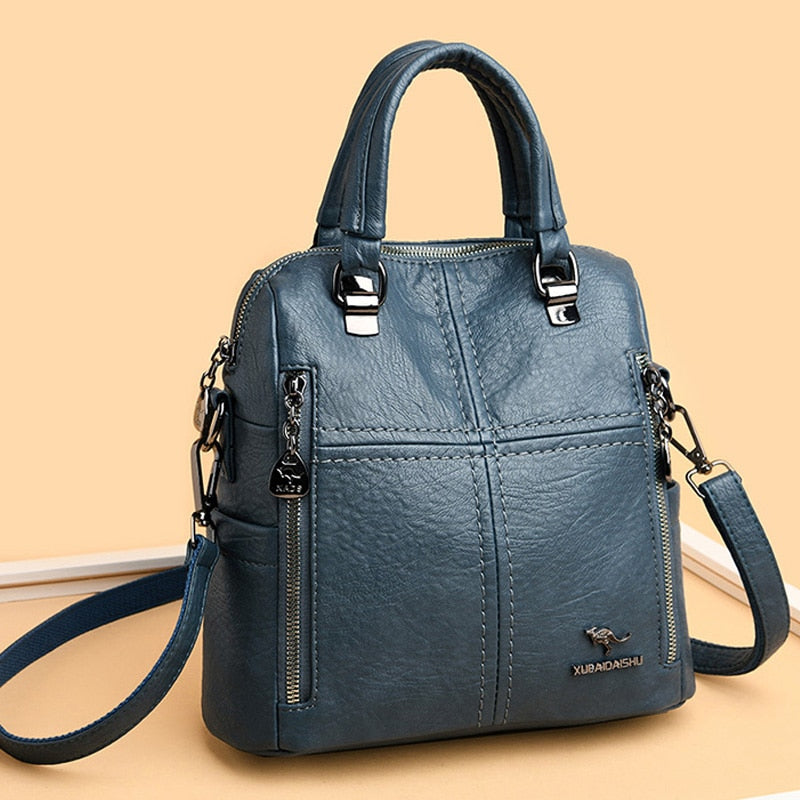 Leather Shoulder Purse Handbag for Women 83005
