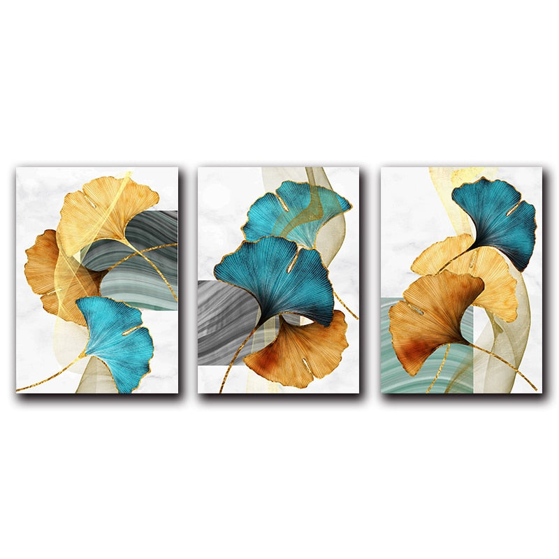 Nature Leaf Art Print on Canvas