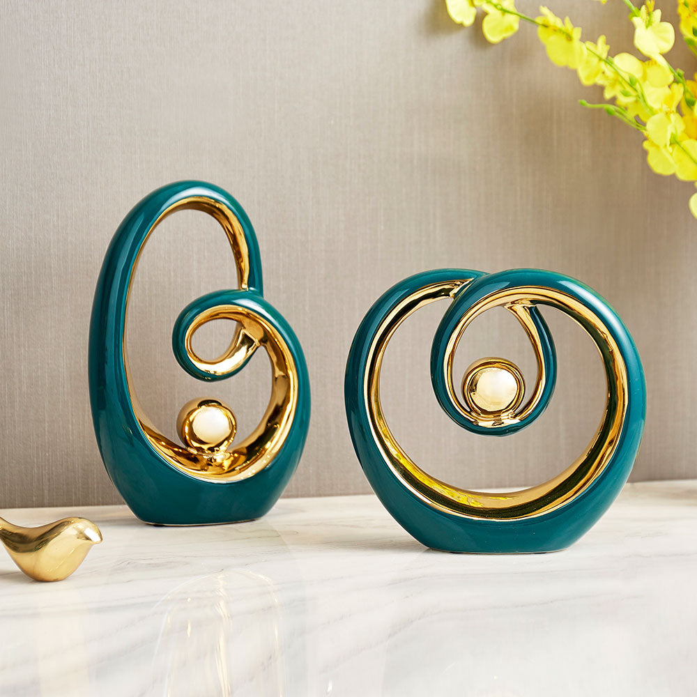 Ceramic Modern Style Art Abstract Statue
