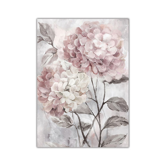 Pink Flower Art Print on Canvas