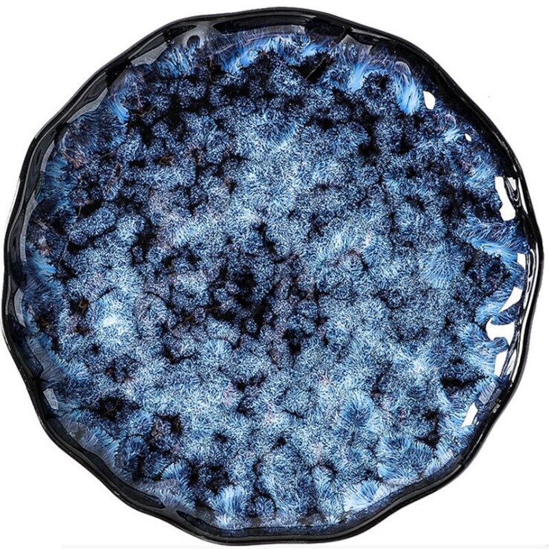 Premium Blue Stoneware Ceramic Dinnerware SKU 70085