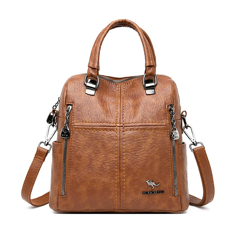 Leather Shoulder Purse Handbag for Women 83005