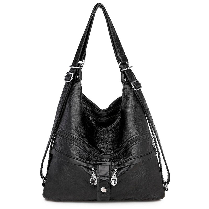 Leather Shoulder Purse Handbag for Women 83006