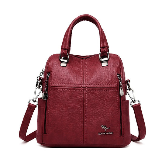 Leather Shoulder Purse Handbag for Women 83005