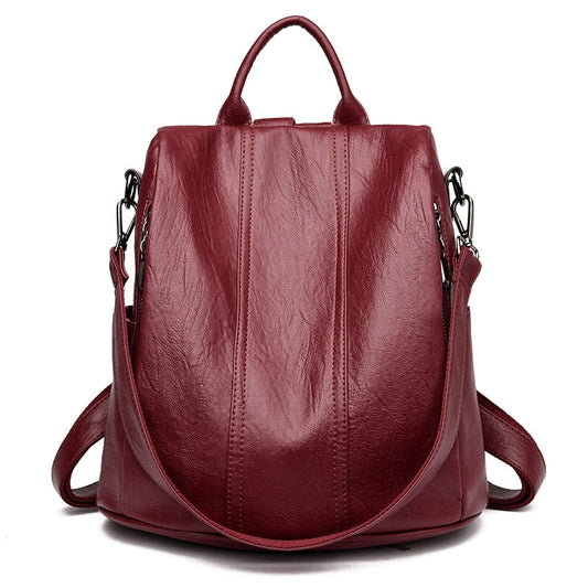 Cute Bookbag Leather Backpack Purse for Women 82037