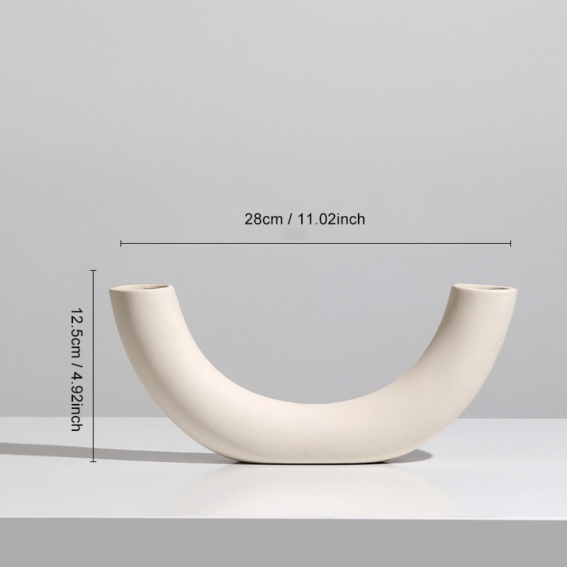 Nordic Ceramic Vases for Dried Flowers