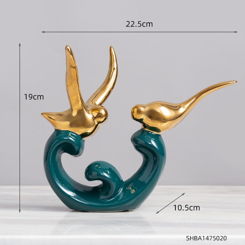 Ceramic Modern Style Art Abstract Statue