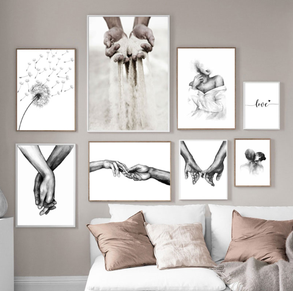 Intimate Feelings Art Print on Canvas