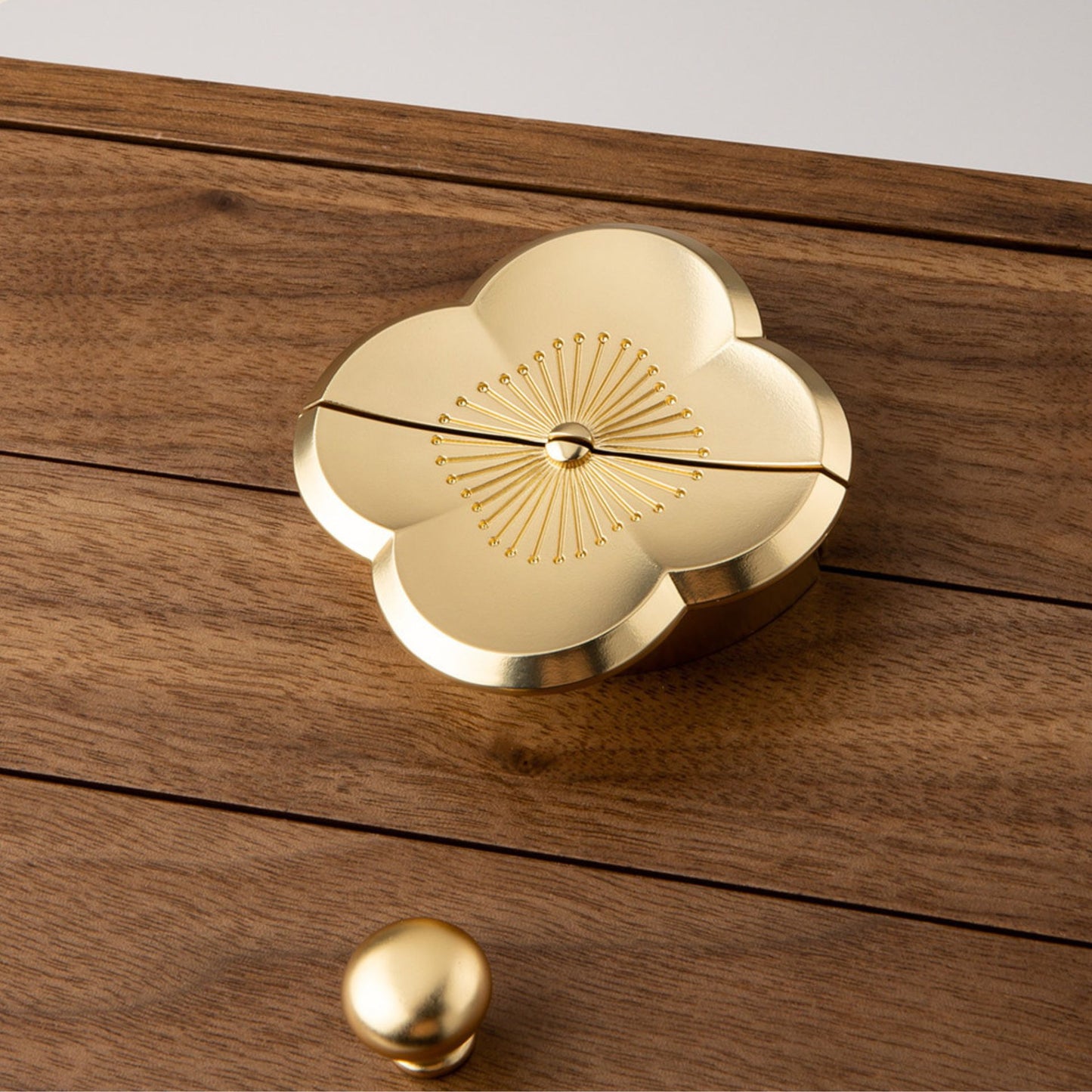 Wooden Jewelry Box with Drawers and Glass Lid SKU 21199