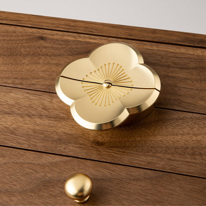 Wooden Jewelry Box with Drawers and Glass Lid SKU 21199