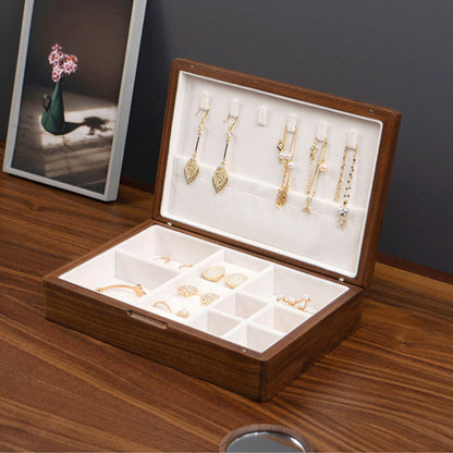 Single Layer Solid Wood Jewelry Box SKU 21184