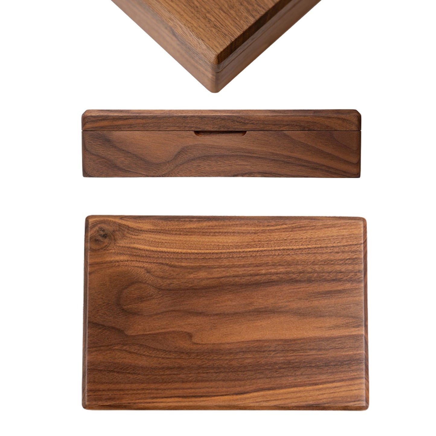 Single Layer Solid Wood Jewelry Box SKU 21184